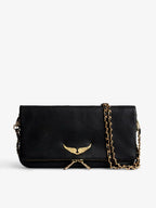 Zadig & Voltaire  -  Sac rocky noir doré femme