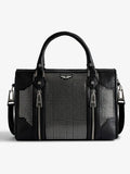 Zadig & Voltaire  -  Sac noir à clous femme