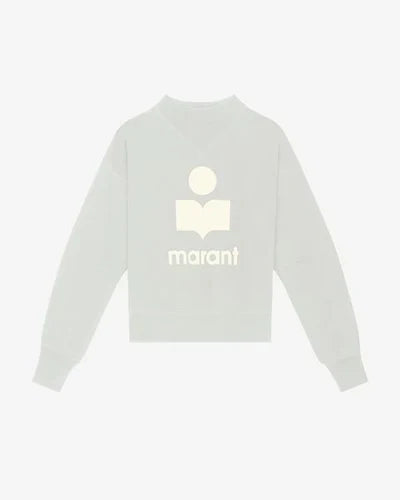 Isabel Marant  -  Pull à logo gris femme