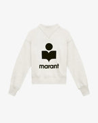 Isabel Marant -  Pull à logo blanc femme