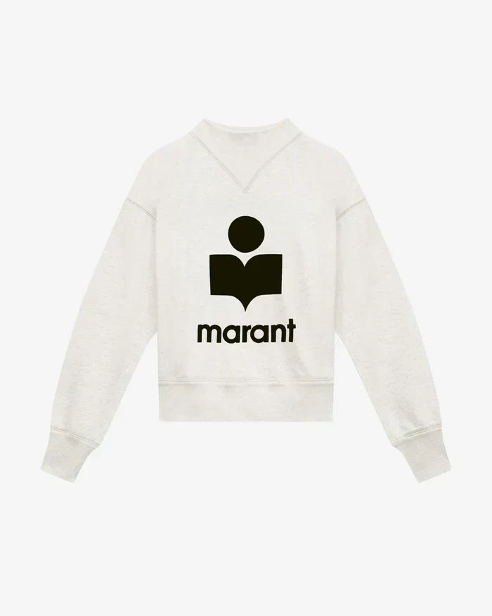Isabel Marant -  Pull à logo blanc femme