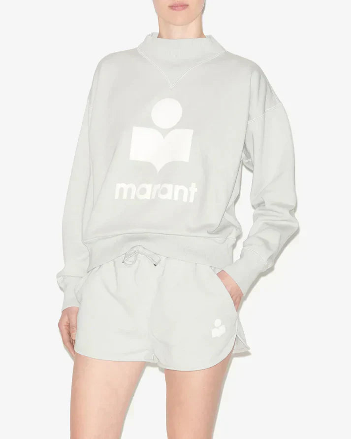 Isabel Marant  -  Pull à logo gris femme