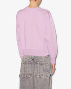 Isabel Marant  -  Pull à logo rose-lilas femme